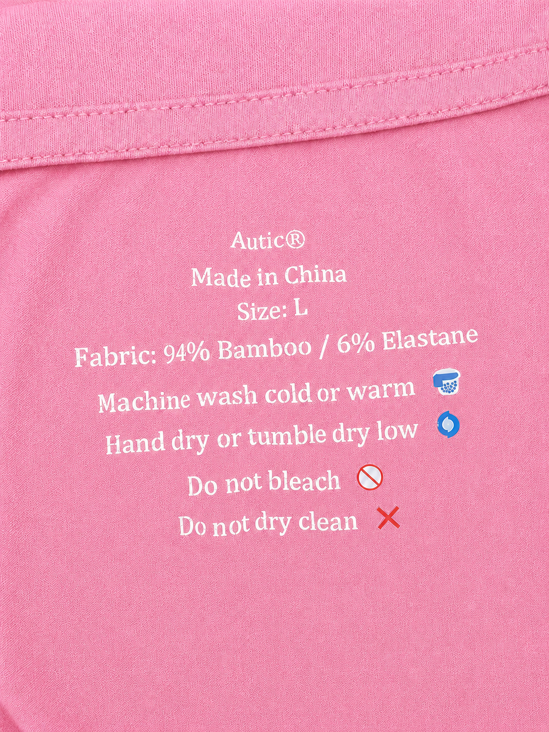 Pre-Order (In Production) - Sensory Friendly Bamboo T-Shirt - Adult Unisex - Tagless & Flat Seam - Blush Pink