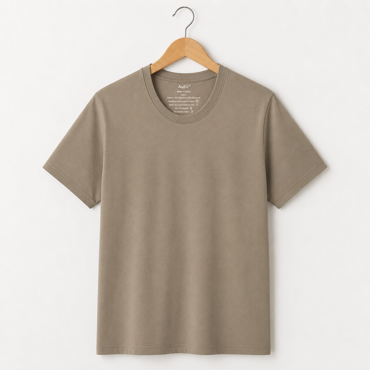 IN PRODUCTION | Kids Sensory-Friendly Bamboo T-Shirt | Calm Taupe