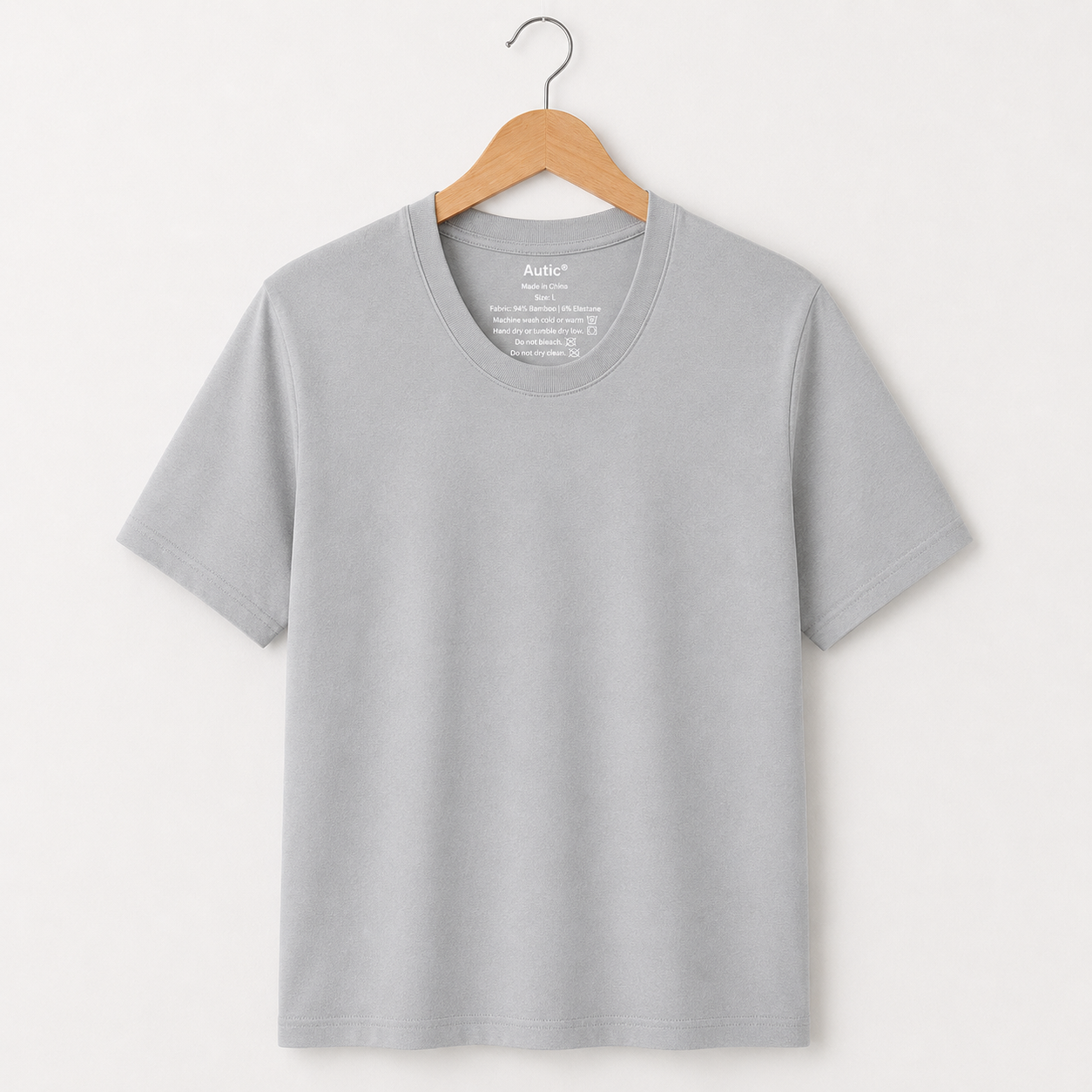 IN PRODUCTION | Kids Sensory-Friendly Bamboo T-Shirt | Subtle Grey