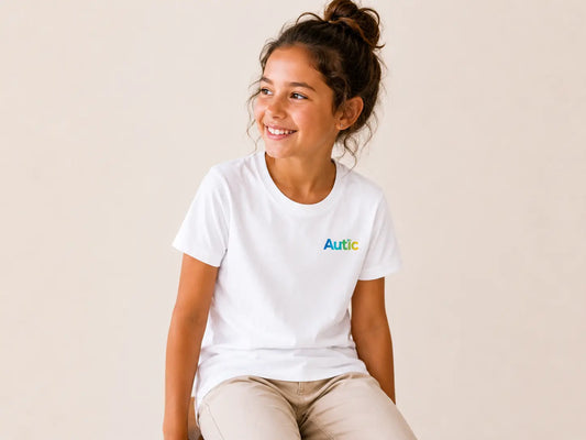 Autic Kids Sensory-Friendly Bamboo T-Shirt – White My Store