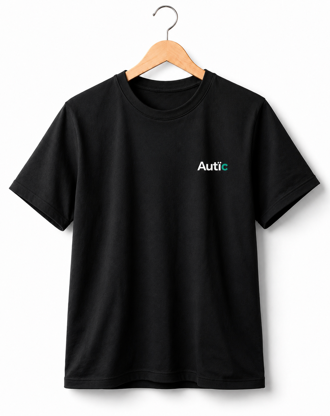 Sensory Friendly Bamboo T-Shirt - Kids Unisex - Tagless & Flat Seam - Black⁠