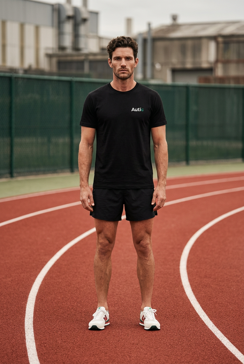 Sensory Friendly Bamboo T-Shirt - Adult Unisex - Tagless & Flat Seam - Black⁠