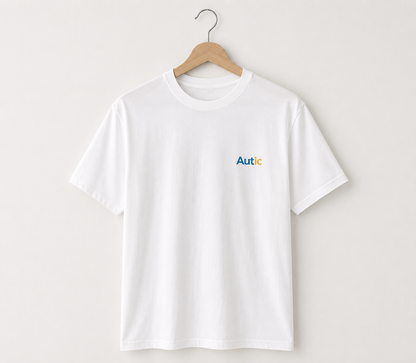 Sensory Friendly Bamboo T-Shirt - Kids Unisex - Tagless & Flat Seam - White