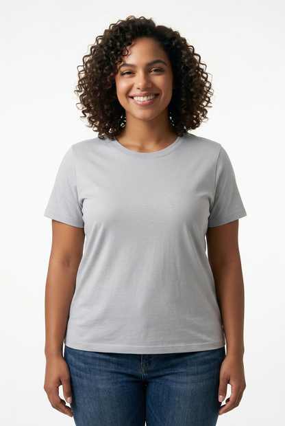 Adults Sensory-Friendly Bamboo T-Shirt – Subtle Grey My Store