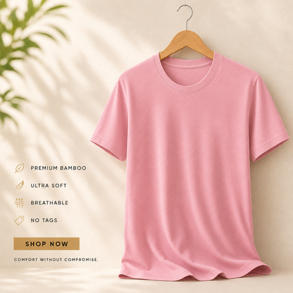 Autic Kids Sensory-Friendly Bamboo T-Shirt – Blush Pink My Store