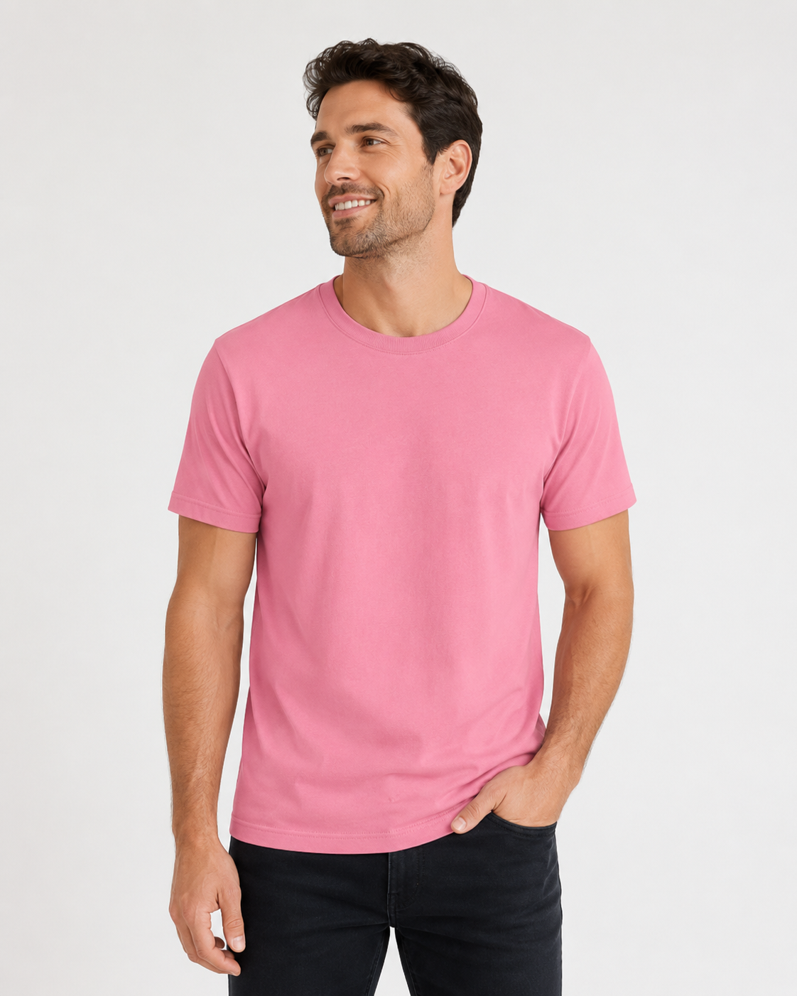 Pre-Order (In Production) - Sensory Friendly Bamboo T-Shirt - Adult Unisex - Tagless & Flat Seam - Blush Pink