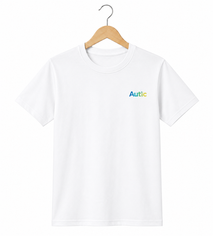 Sensory Friendly Bamboo T-Shirt - Adult Unisex - Tagless & Flat Seam - White