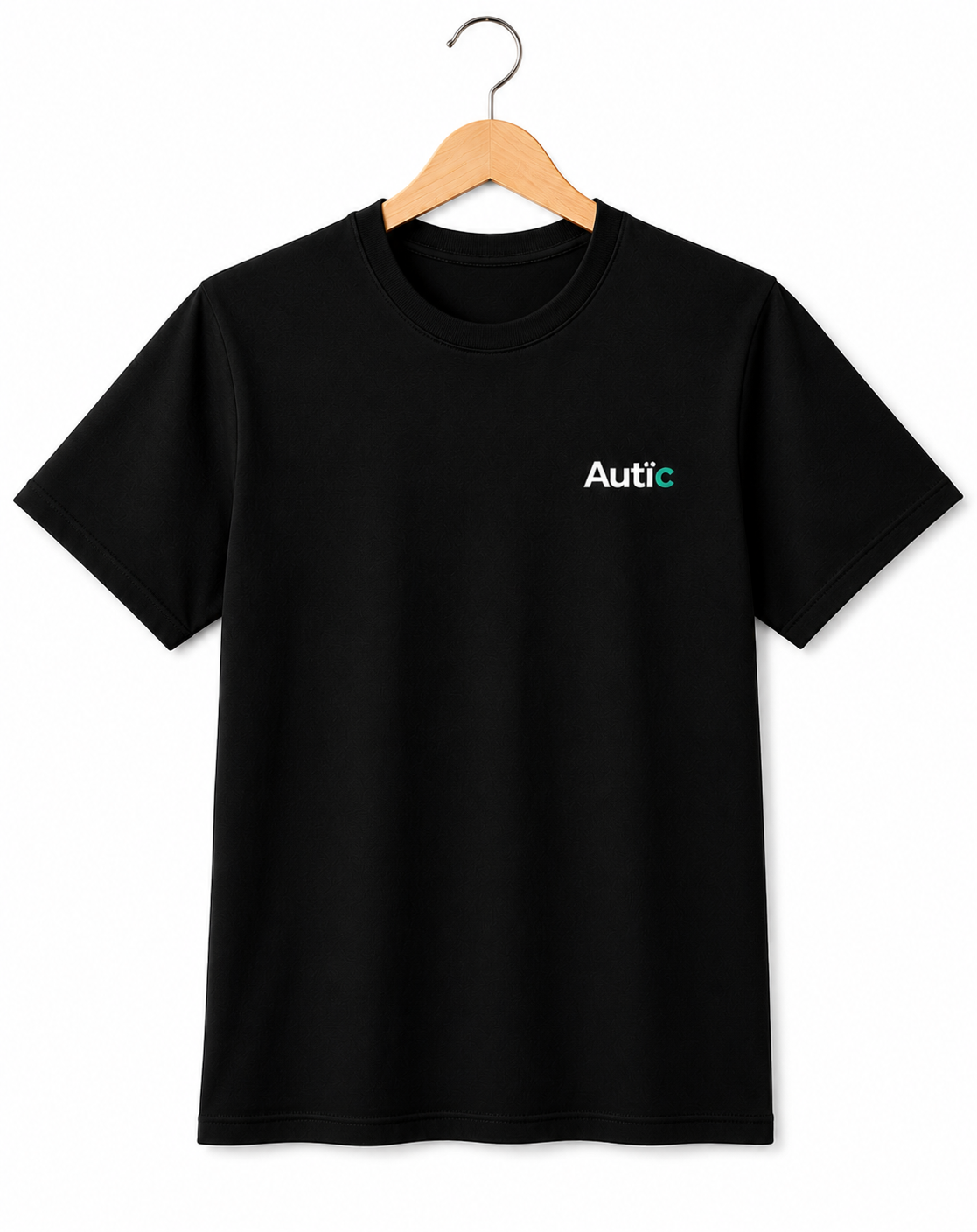 Sensory Friendly Bamboo T-Shirt - Kids Unisex - Tagless & Flat Seam - Black⁠