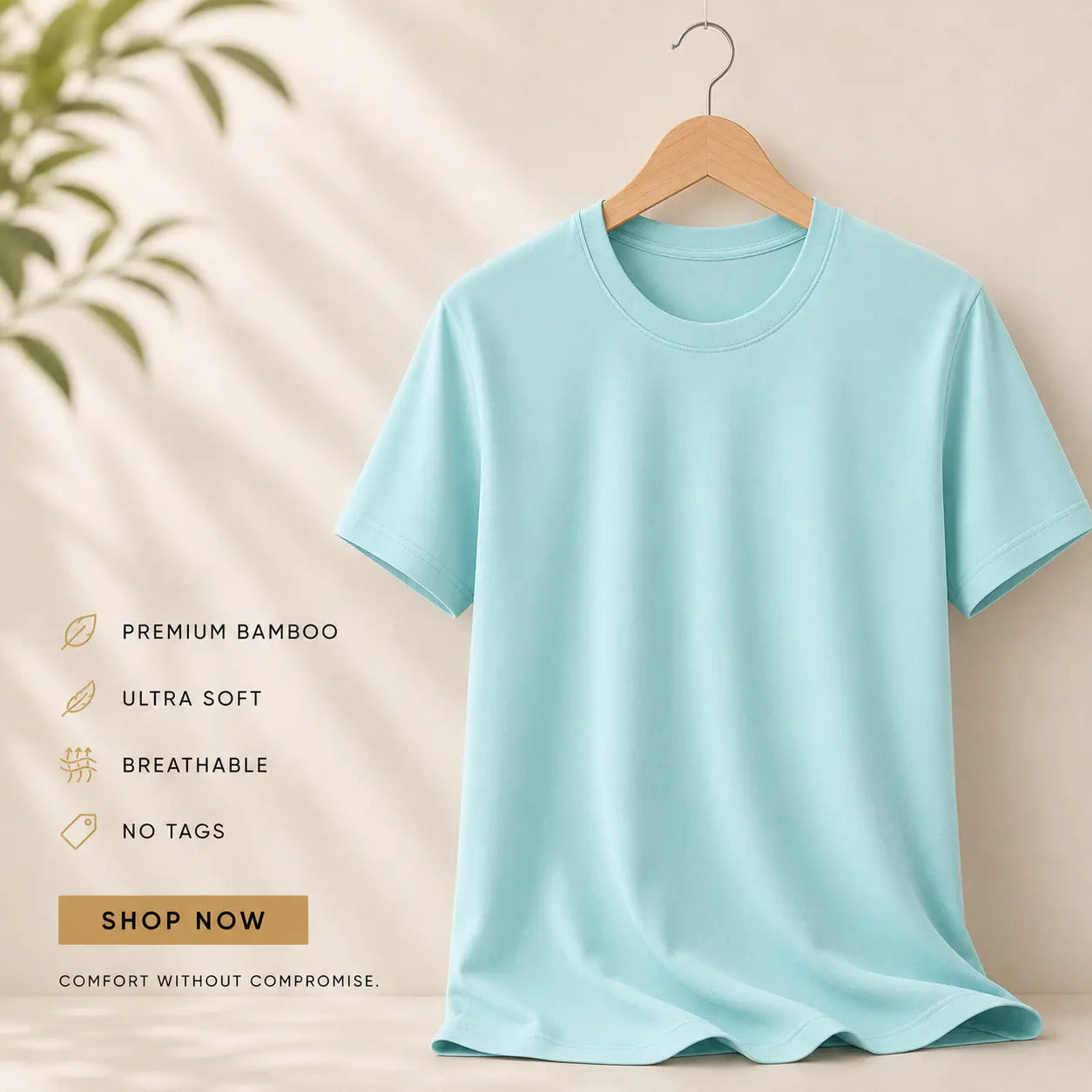 Autic Kids Sensory-Friendly Bamboo T-Shirt – Comfort Aqua My Store