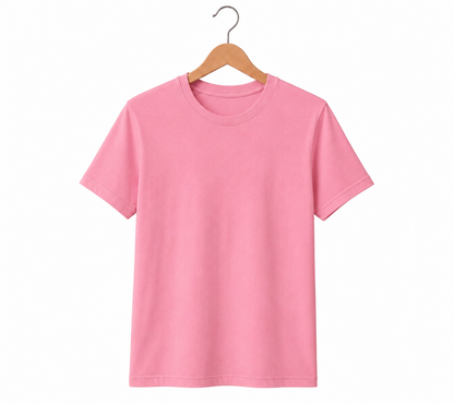 Pre-Order (In Production) - Sensory Friendly Bamboo T-Shirt - Adult Unisex - Tagless & Flat Seam - Blush Pink