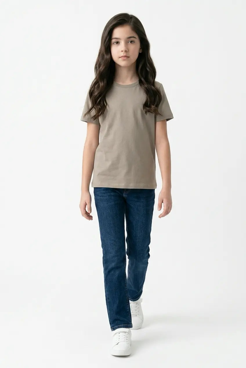 Autic Kids Sensory-Friendly Bamboo T-Shirt – Calm Taupe My Store
