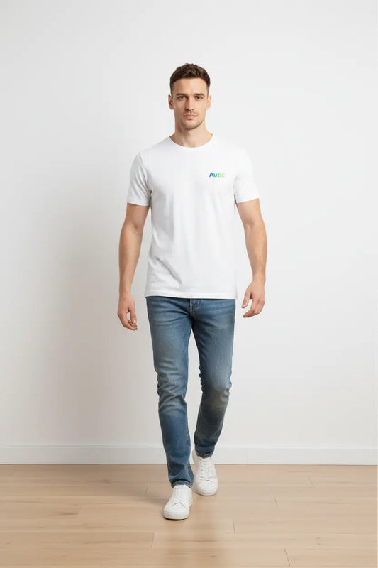 Autic Adults Sensory-Friendly Bamboo T-Shirt – White My Store